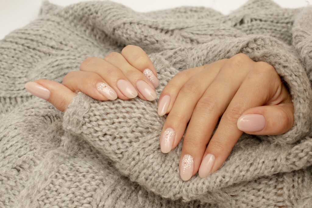 Beautiful, bold nails crafted at nail salon Chicago IL.